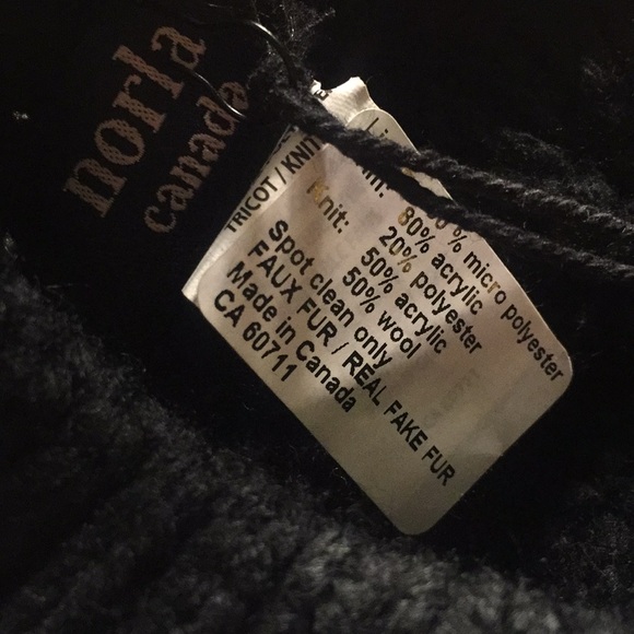 Anthropologie/Norla Canada Pom Pom Baret Hat NWT - Picture 6 of 8